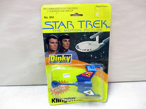 image of Star Trek Dinky Die-Cast Klingon Cruiser