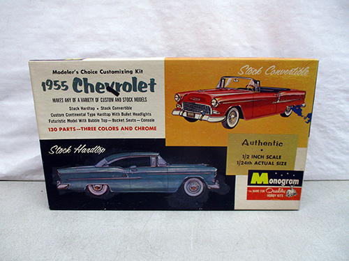 image of Monogram 1955 Chevrolet Model Kit in Original Box
