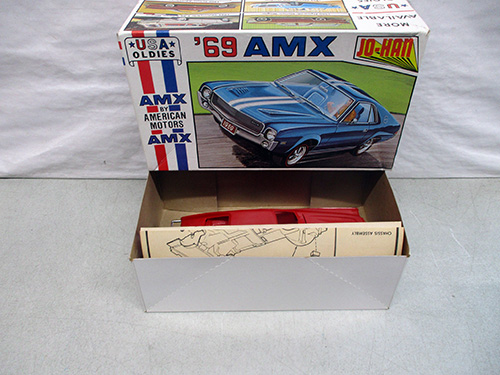 image of Jo-Han 1969 AMX Model Kit Including Box and Instructions