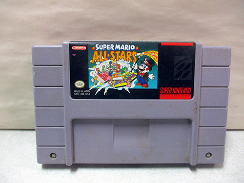 image of Super Nintendo Super Mario All-Stars Cartridge