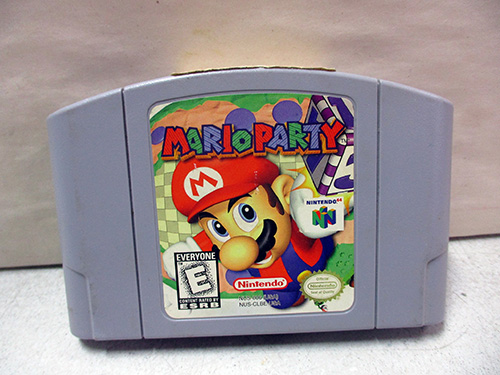 image of Mario Party Nintendo 64 Game Cartridge