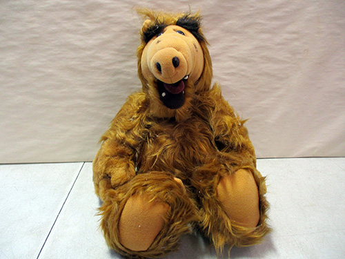 image of ALF Plush Toy with Faux Fur and Plastic Features