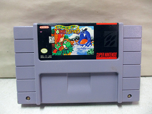 image of Super Nintendo 'Super Mario World 2: Yoshi's Island' Cartridge