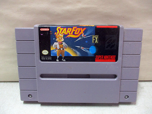 image of Star Fox Super Nintendo Game Cartridge