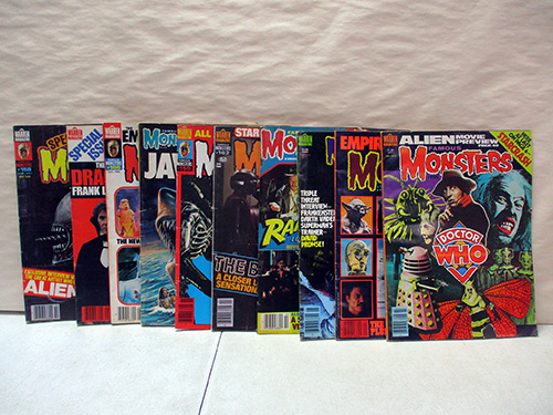 image of Famous Monsters and Movie Magazine Issues