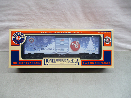 image of Lionel Dr. Pepper Christmas Train Boxcar in Original Box