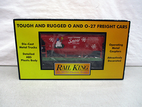 image of Rail King O Gauge Christmas Snow Freight Car