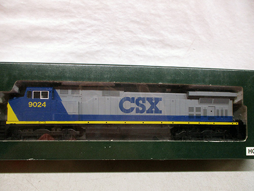 image of HO Scale CSX Locomotive Model No. 9024 in Original Packaging
