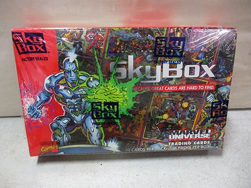 image of SkyBox Marvel Universe Series Trading Cards Box