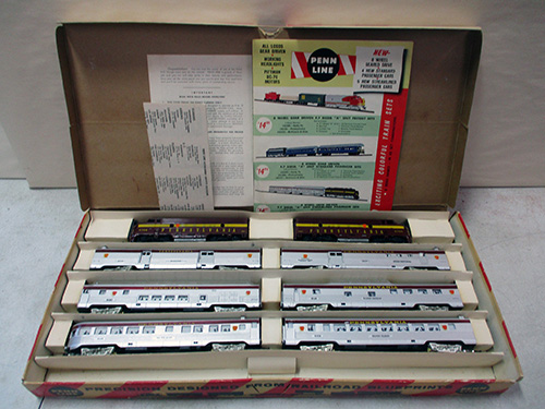 image of Penn Line HO Scale Pennsylvania Railroad Train Set