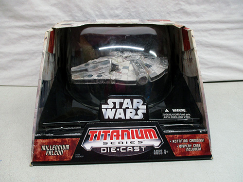 image of Star Wars Titanium Series Millennium Falcon Die-Cast
