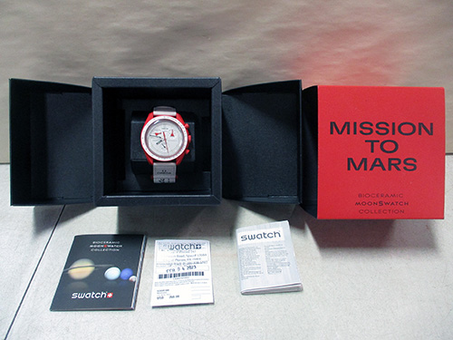 image of Swatch x Omega Mission to Mars Wristwatch