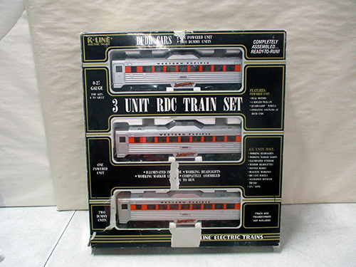image of K-Line 3-Unit RIC Train Set in Original Packaging