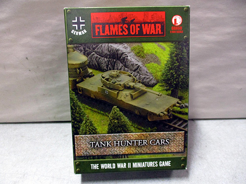 image of Flames of War Tank Hunter Cars Miniatures Set