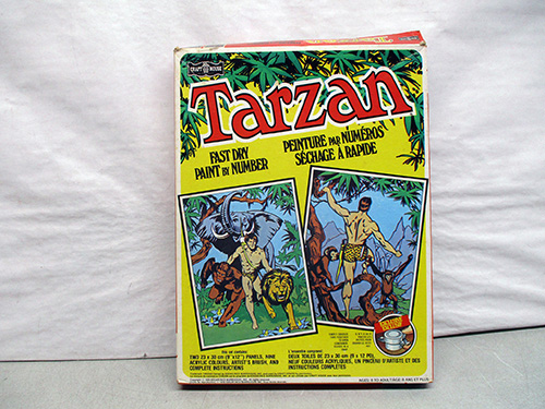 image of Tarzan Paint By Number Kit with Original Box