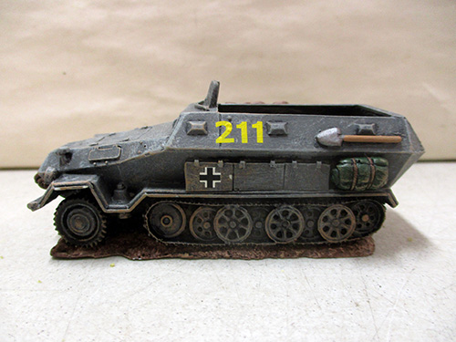 image of Diecast German Half-Track Military Model