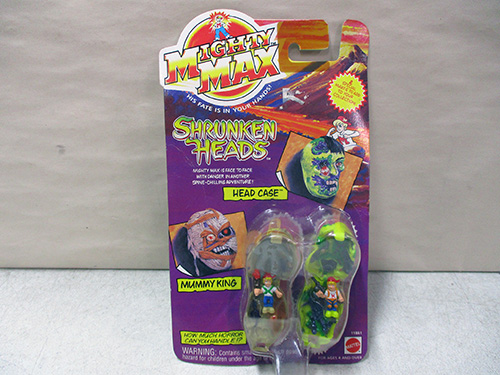 image of Mighty Max Shrunken Heads Mummy King Playset