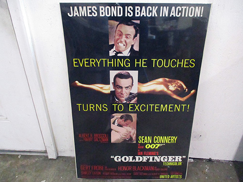 image of James Bond 'Goldfinger' Original Film Poster