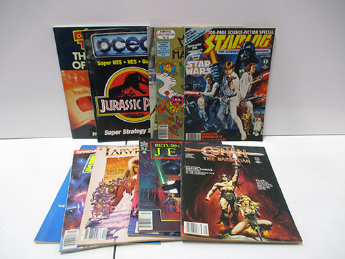 image of Gaming and Sci-Fi Magazines