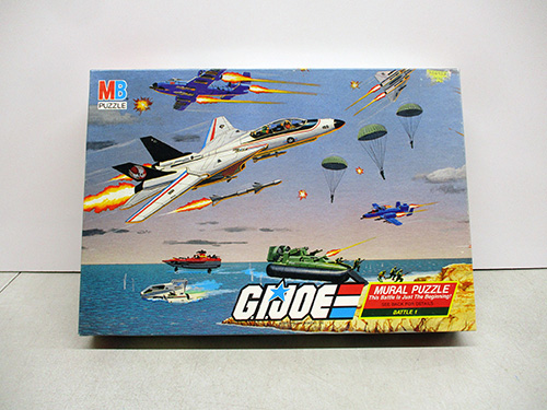 image of Milton Bradley GI Joe Mural Puzzle, Complete