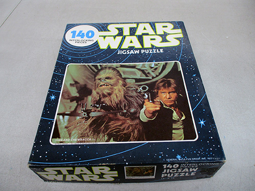 image of Star Wars 140-Piece Jigsaw Puzzle Featuring Han Solo and Chewbacca