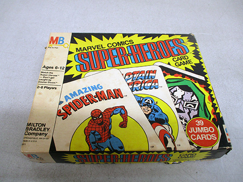 image of Marvel Comics Super Heroes Card Game by Milton Bradley