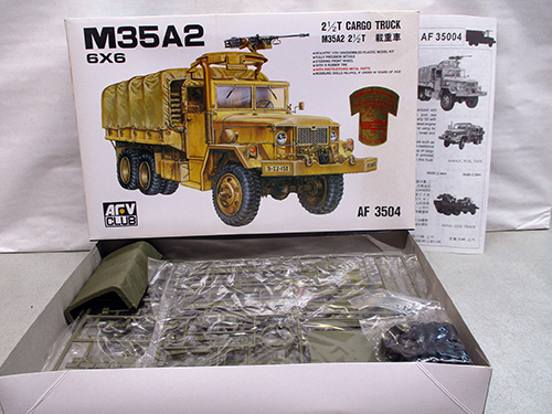 image of AFV Club M35A2 6x6 Cargo Truck Model Kit