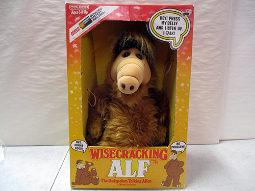 image of Coleco Wisecracking ALF Talking Plush in Box