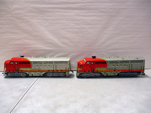 image of Marx Santa Fe Diesel Locomotives