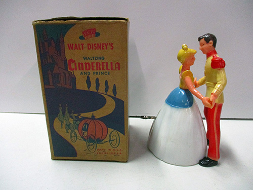 image of Walt Disney's Waltzing Cinderella and Prince Toy with Box