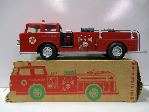 image of Texaco Fire Chief Toy Truck With Original Box