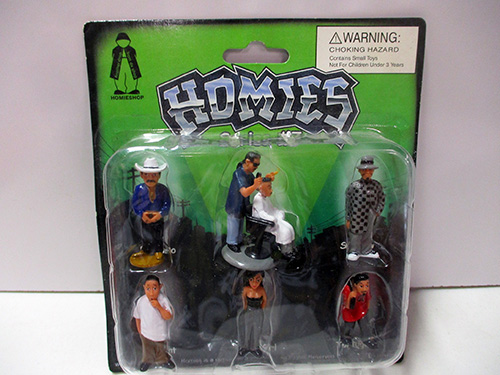 image of Homies Series 6 Figurine Set in Blister Packaging