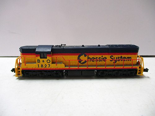 image of N Scale Chessie System B&O 1827 Locomotive