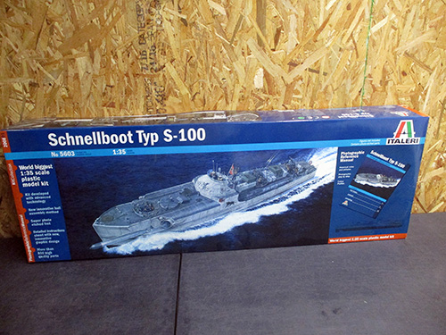 image of Italeri Schnellboot Typ S-100 Model Kit (1:35 Scale)