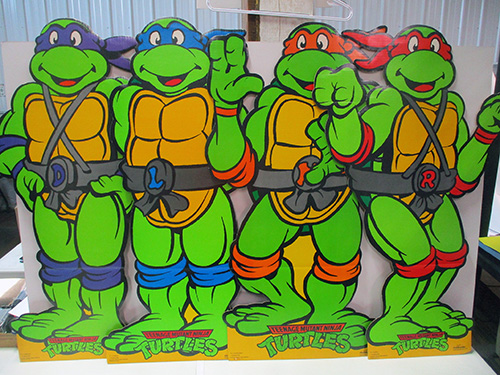 image of Teenage Mutant Ninja Turtles Cardboard Standee Set