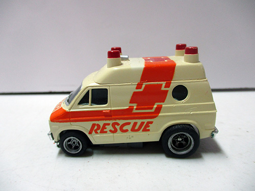 image of Aurora Ambulance HO scale slot car