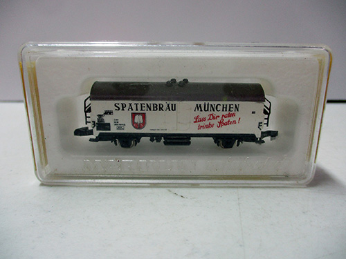 image of Spatenbrau Munchen N scale Model Train Car in Case