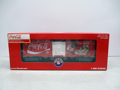 image of Lionel Coca-Cola Train Boxcar in Original Packaging