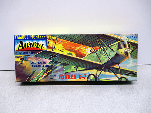 image of Aurora World War I Fokker D-7 Model Kit