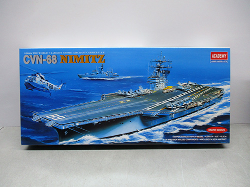 image of Academy 1/800 Scale CVN-68 Nimitz Model Kit