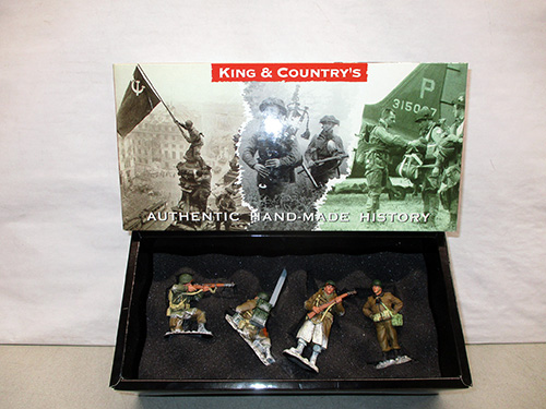 image of King & Country WWII Soviet Soldier Figure Set